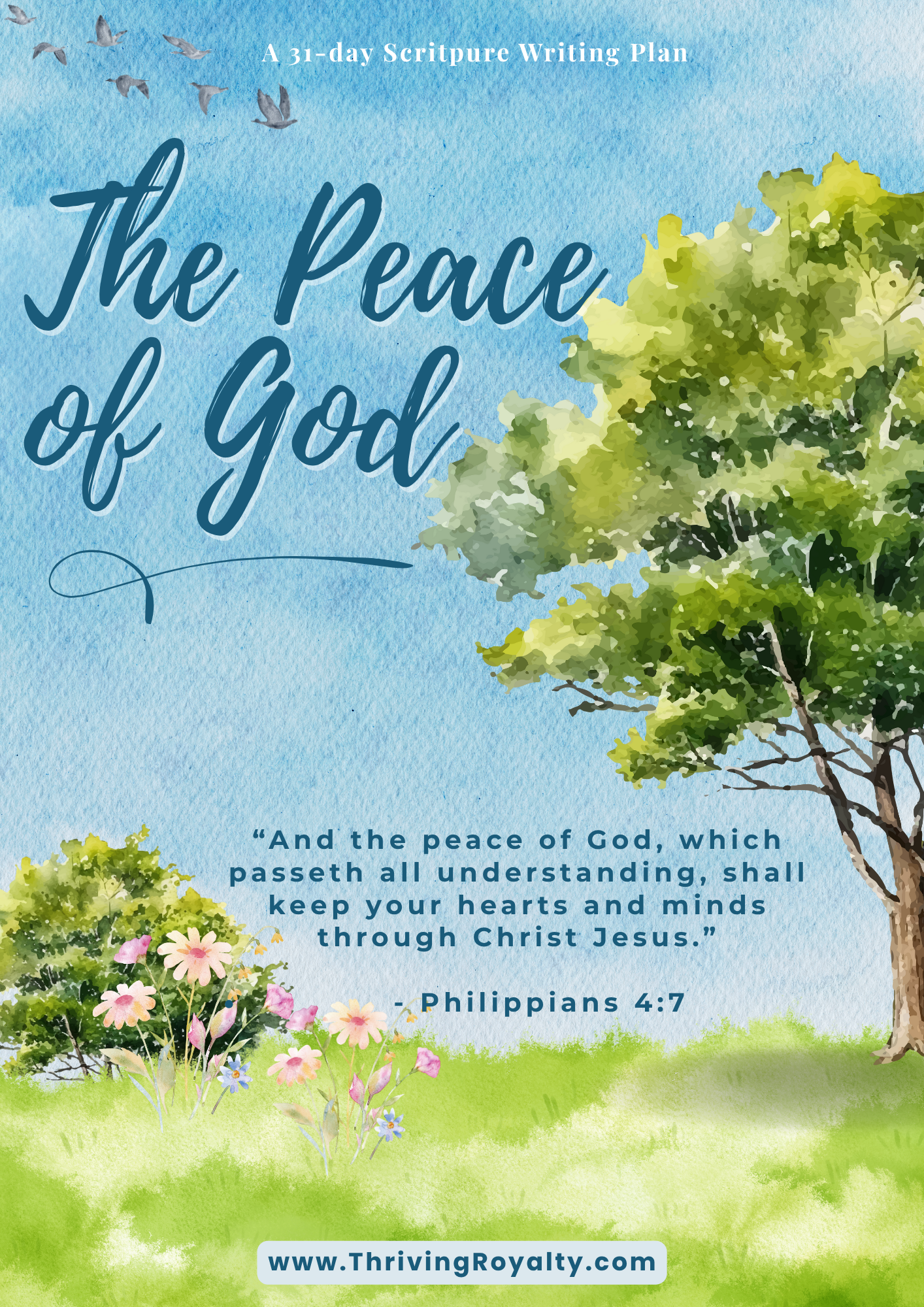 Scripture Writing Plan: The Peace of God